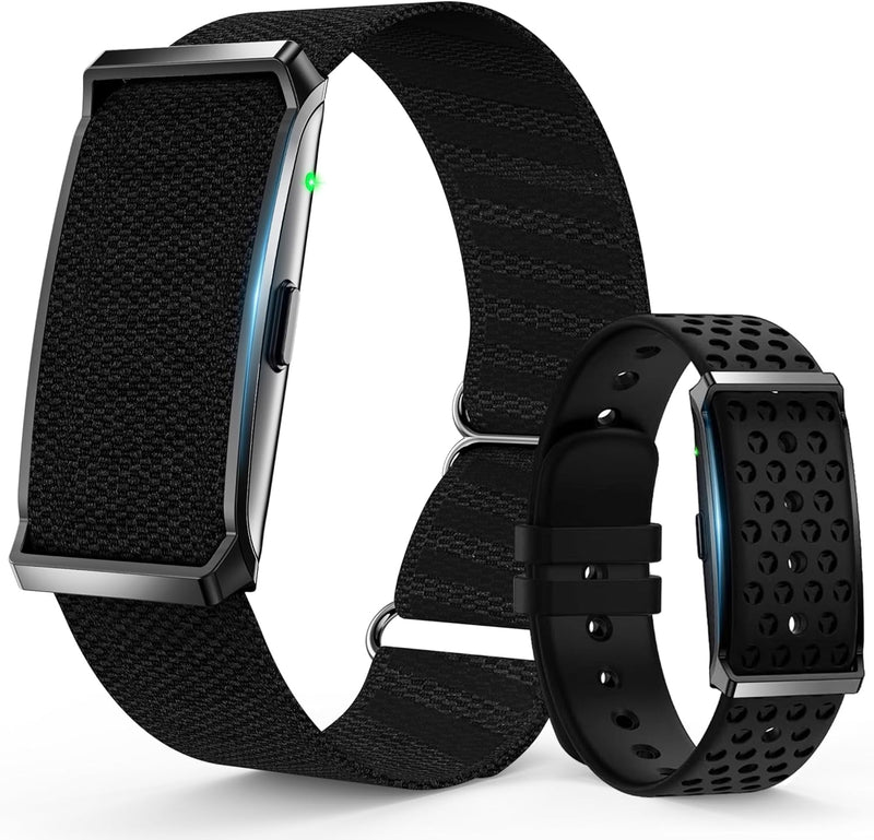 Smart Bracelet, Health Activity Fitness Trackers, Screenless Smart Band | All-Day Continuous Heart Rate/Blood Pressure Monitor, Sleep Tracker, 170+ Sport Modes, Smart Bracelet for Men with Free APP