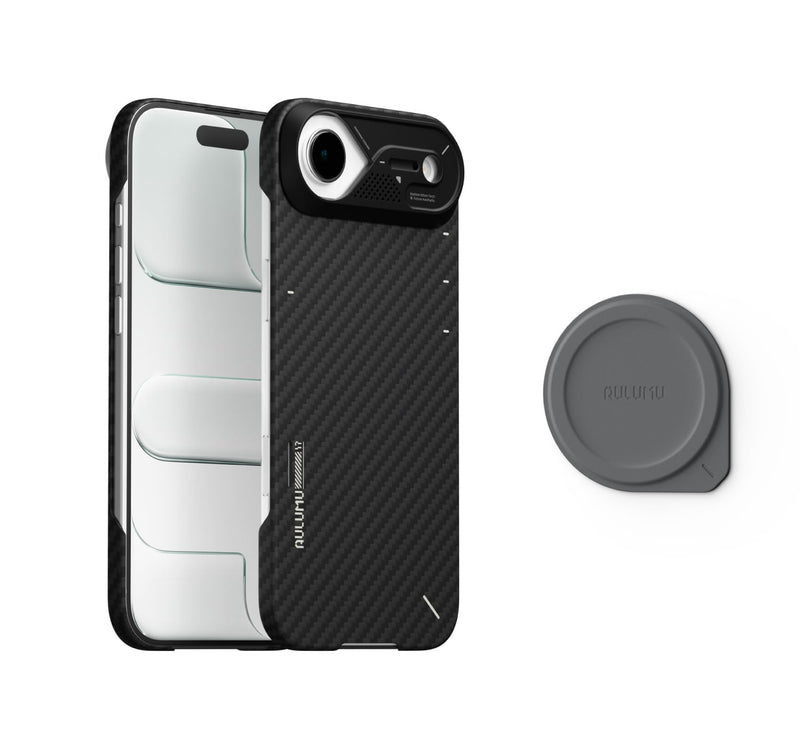 Aulumu AC01 for MagSafe Sticker + A17 Aramid Fiber iPhone Air Case Compatible with MagSafe