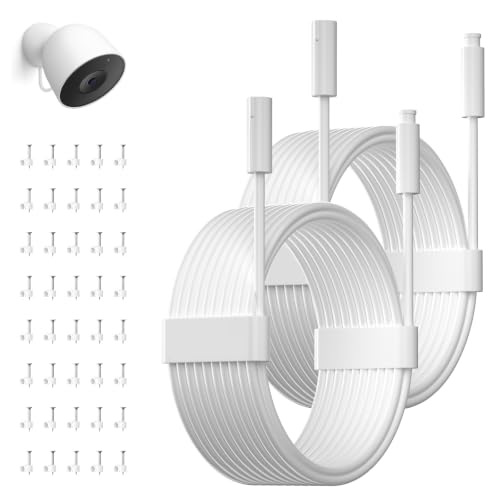 2 Pack Power Cable for Google Nest Cam Outdoor(Wired, 2nd Gen) 2