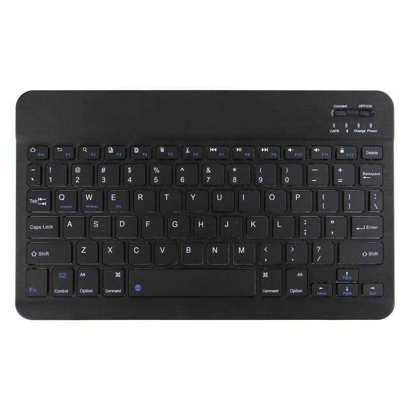 Rechargeable Bluetooth Keyboard, Slim Wireless Keyboard for iPad 11th Generation 10th Gen, iPad Pro 11 12.9 inch, iPad Air iPad mini, iPhone Tablet Smartphone