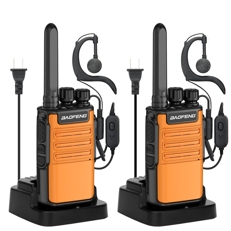 Walkie Talkies Long Range for Adults with Earpieces Rechargeable Waki Taki | USB-C,Flashlight,VOX,1500mAh,Frs Radio Walkie Talkies for Cruise Hunting 2 Pack