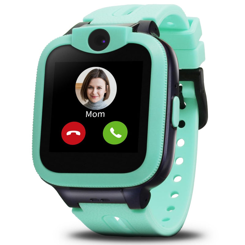 Easyfone KW2 4G Kids Smart Watch Phone with GPS Tracker, Calls, Green | Smartwatch for Kids with Safe Calling, Chats, Activity, Parental Controls, SOS Button, Class Mode