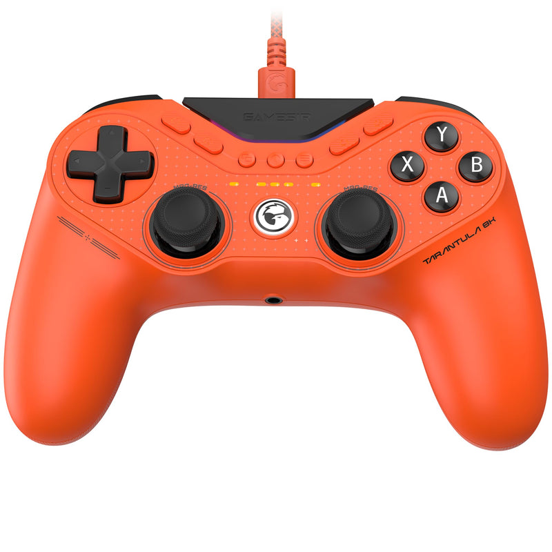 GameSir Tarantula 8K PC Wired Esports Controller for Windows | 8000hz Polling Rate, Gen-2 TMR Sticks, Hall Effect Triggers, 9 Remappable Macro Buttons, Six-Axis Gyroscope, RGB Lighting