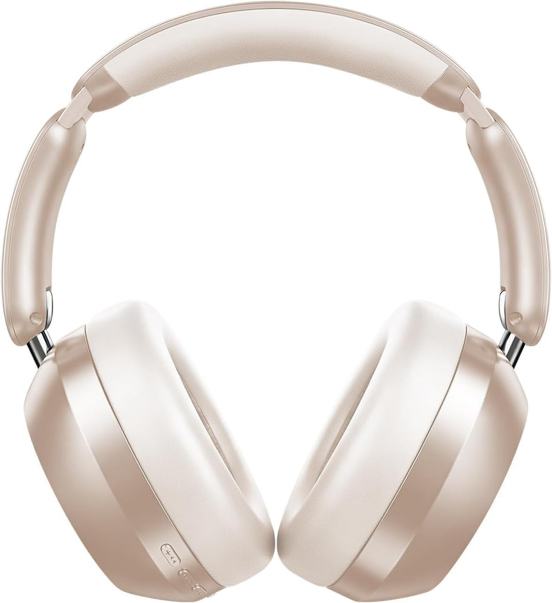 Wentronic Y04 Wireless Over-Ear Headphones, Noise Cancelling, Starlight | Wireless Bluetooth Headphones with 48H Playtime, Hi-Res Audio, Foldable & lightweight, Soft Ear Cushion All-Day for Comfort