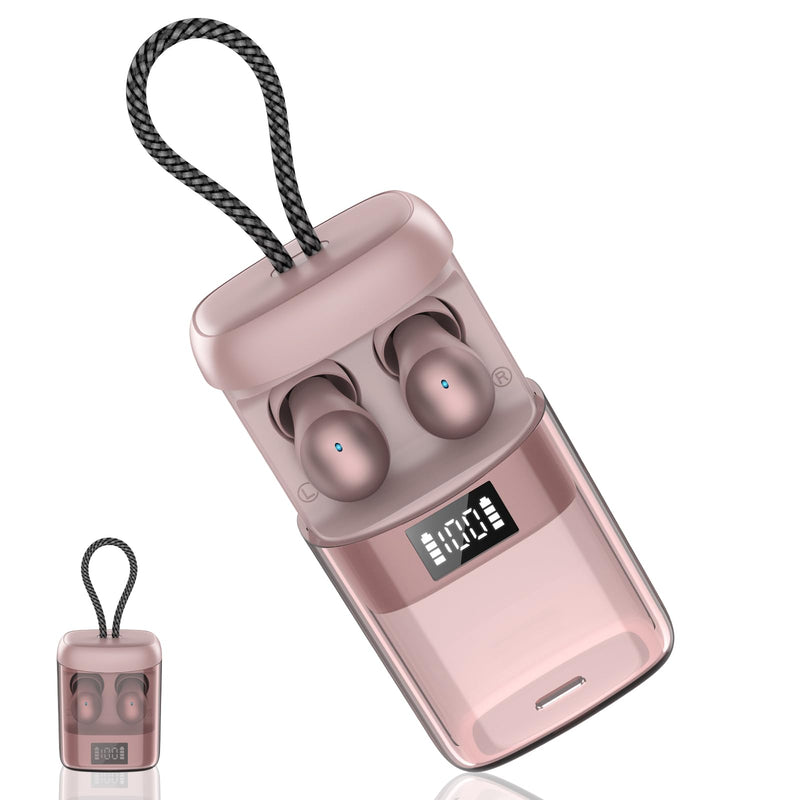 Sleep Earbuds Bluetooth 6.0 in Ear, Sleep Headphones with Sleep Monitor APP, 2026 New Mini Sleep Ear Buds with Small Earplugs for Side Sleepers, 48H Playtime Sleep Earphones with Sleep Mode Rose Rose Gold