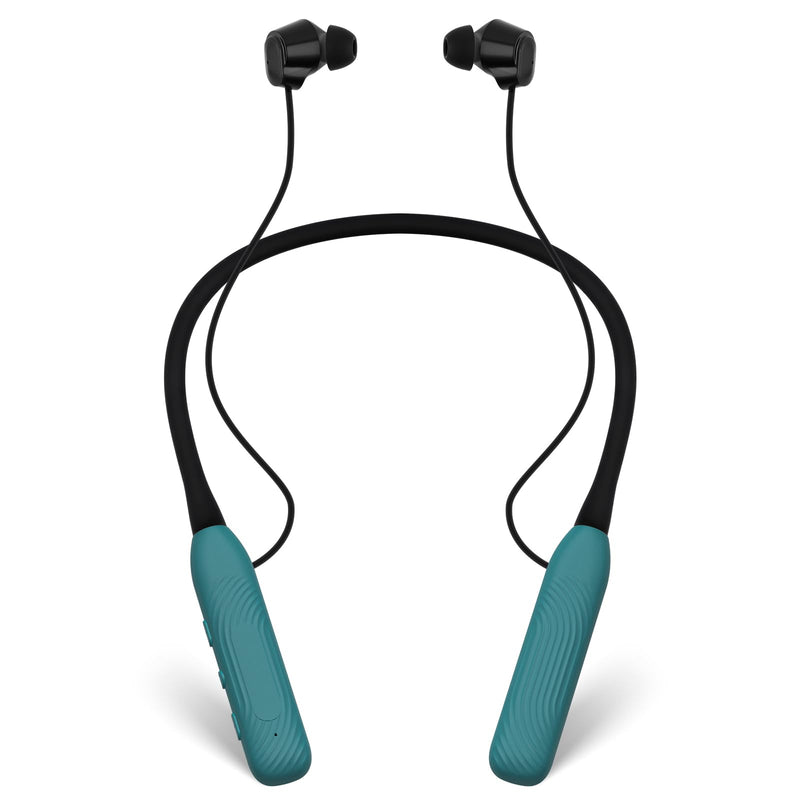 Neckband Bluetooth Headphones, Bluetooth Earbud with 1000H Play Time | Lightweight & Comfortable In-Ear Wireless Earphones with Mic for Sports/Gym/Running/Travel, 1-Year Quality Support, Green