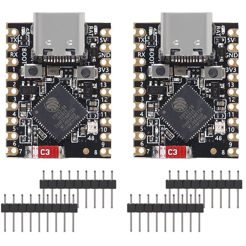 2PCS Type-C Supermini ESP32-S3 Development Board ESP32 S3 Supermini Development Board