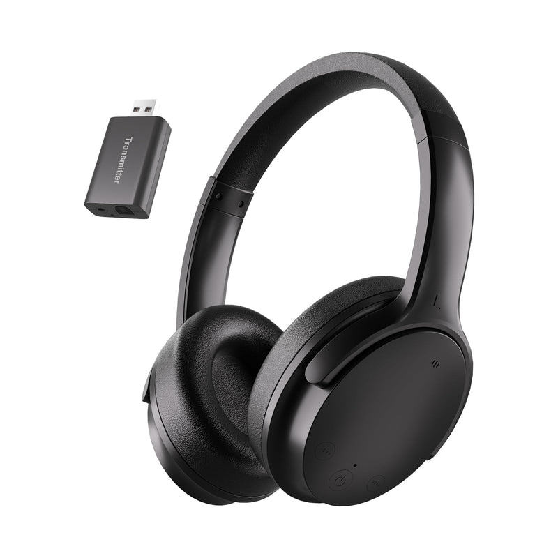Wireless Headphones for TV Watching, Over Ear TV Headphones Wireless with USB Transmitter, Plug & Play, No Audio Delay, Louder and Clearer for Seniors | Wireless with USB Transmitter, Plug & Play, Over Ear TV Headphones, No Audio Delay, Louder and Clea...