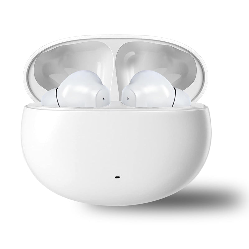 Wireless Earbuds Active Noise Cancelling, 40H Bluetooth 5.3 Headphones IPX7 | Active Noise Cancelling, 40H Playtime, Bluetooth 5.3, IPX7 Waterproof, Hi-Fi Stereo, In-Ear, USB-C Fast Charging, Universal Cloud white