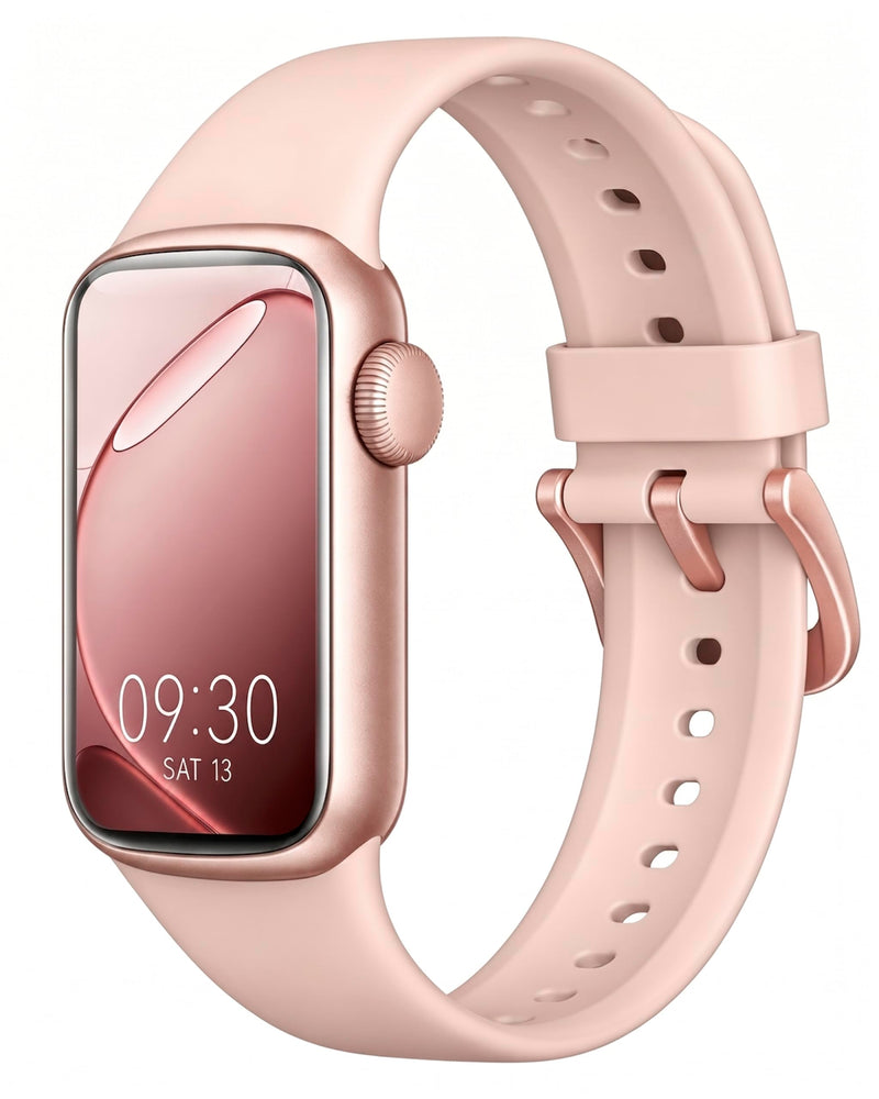 Fitness Tracker with Step Counter/Calories, Activity Health Tracker with Blood Pressure Heart Rate Monitor, Sleep Tracker, 137+ Sport Modes, Pedometer SmartWatch, Gift for Women Men Pink