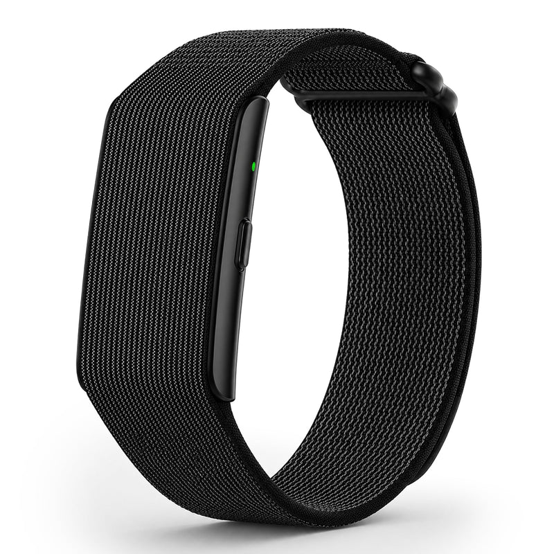 Fitness Smart Bracelet,24/7 Sleep + Health Tracker,170+ Sport Modes | Heart Rate, SpO2, Stress, Step & Calorie Tracker, 30 Days Battery, IP68 Waterproof, Screenless, Smart Wristband, Free App Black