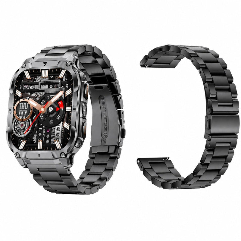 LIGE Smart Watch and 22 mm Metal Band | LIGE Smart Watch and 22 mm Metal Band