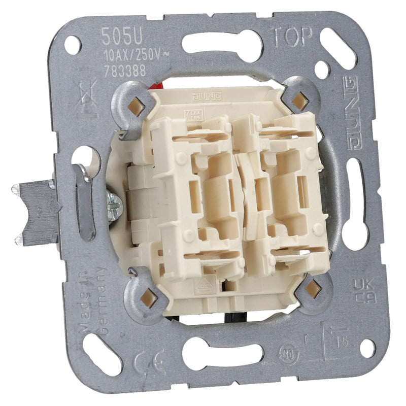 Jung LS Design Switches & Sockets – Choice of Sets, Alpine White 505U Wippschalter Serie