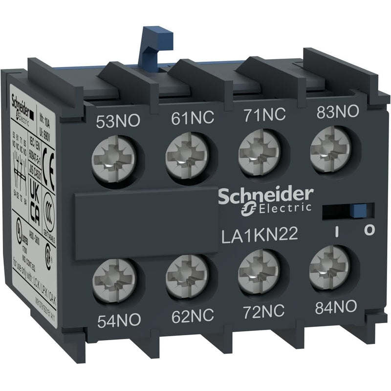 IEC Contact Block, 10A, 2NC, 2NO