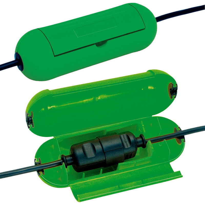 Brennenstuhl Safe-Box - 1160400; Schutz vor ungewolltem Trennen der Steckverbindung, sowie vor Verschmutzung and Beschädigung; too als Schutz for Kleinkinder; for cable up to max. Ø 9 mm 1