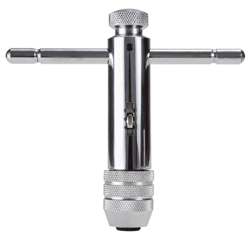 Ruko Steel Tap Wrench with Ratchet, Bright Finish, M 3 - M 10 Nominal Thread Size, Size 10, 250.0 mm Length, R241010