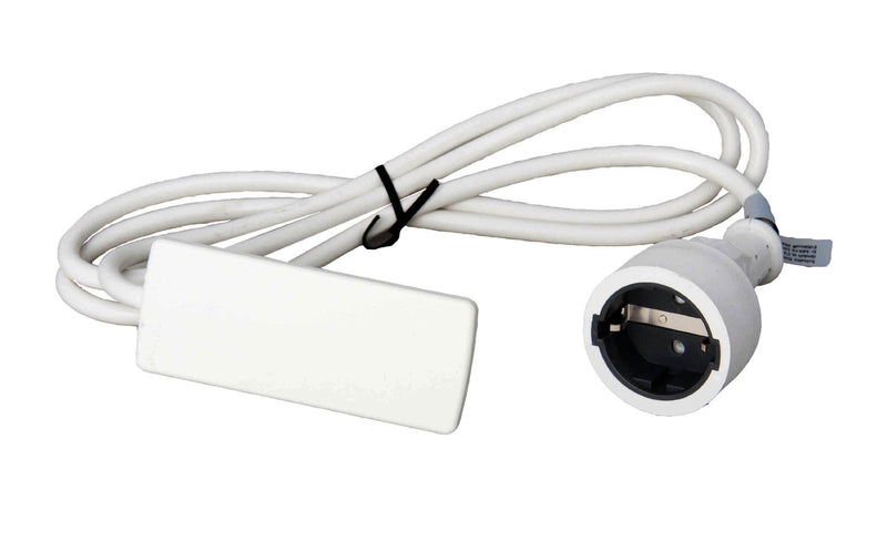 EVOline 151000155300 Strom extension cable 16A white 1.50m Single