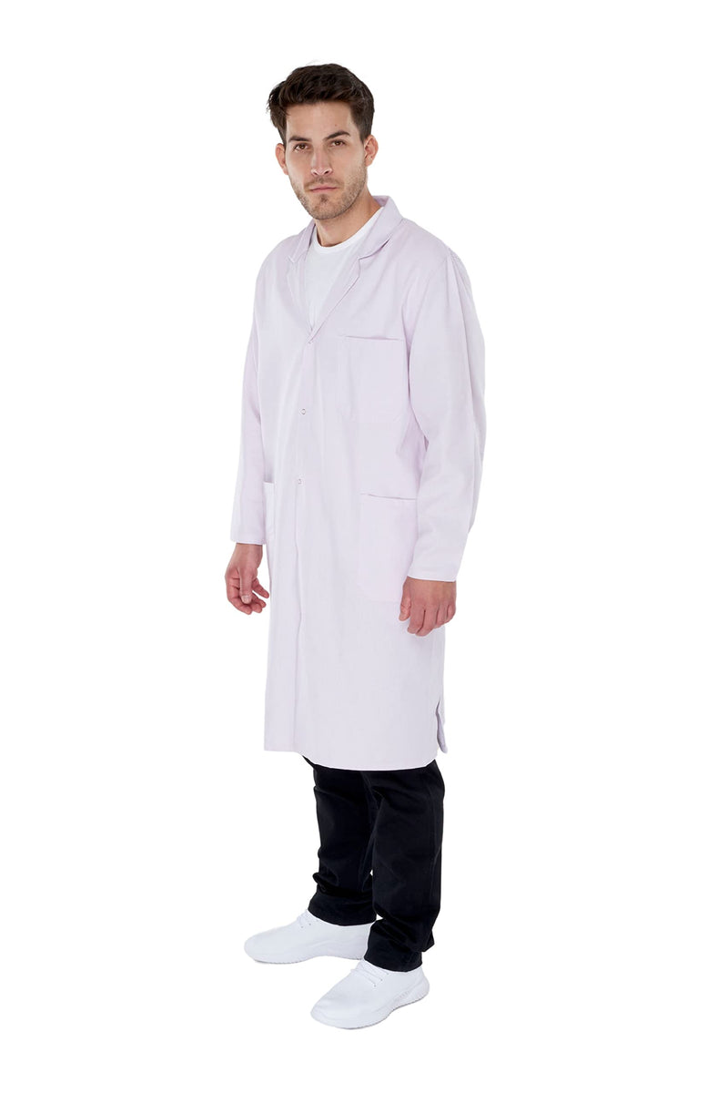 Men's Laboratory Coat, One Size, Cotton, White, Laboratory Coat, XXS-XXXL S