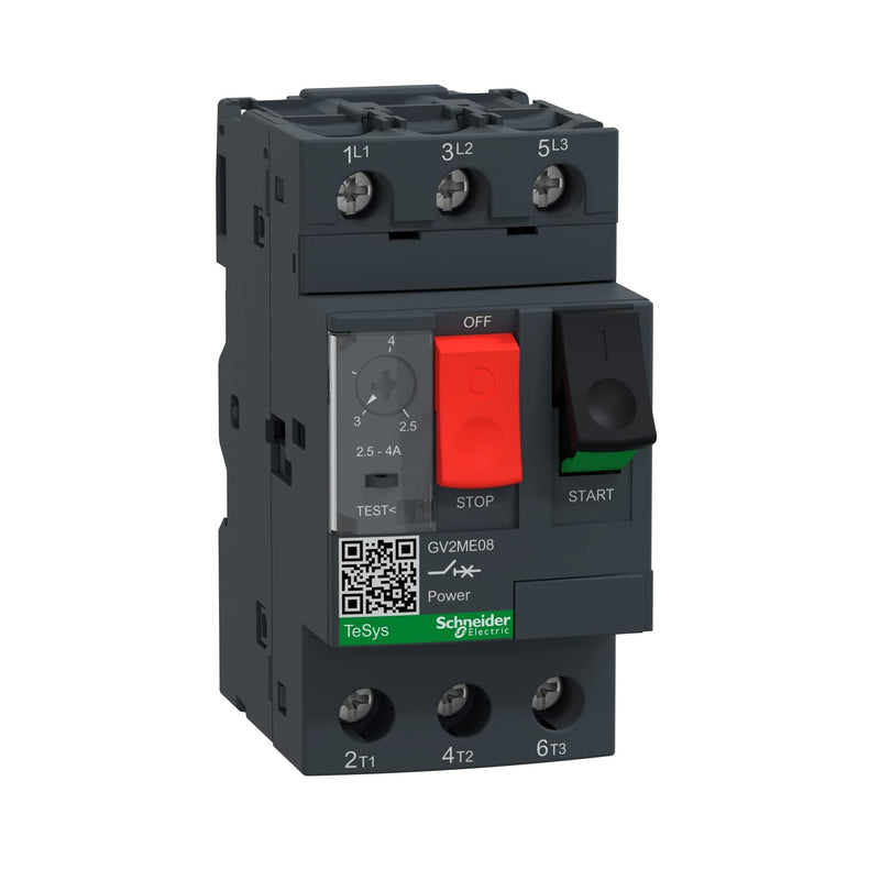 [AUSTRALIA] - Manual Motor Starter, Button, 2.5-4A, 1P 