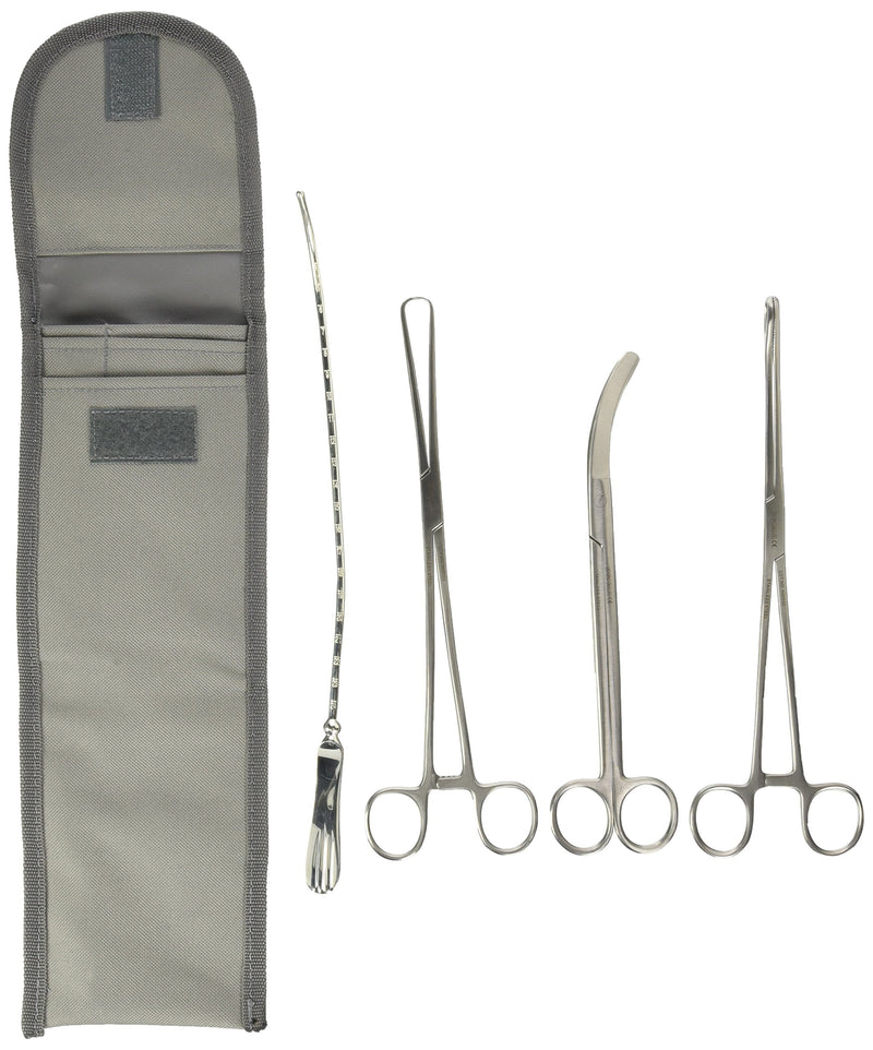 Gima - Gynecology Trusses Kit Contains 4 Stainless Steel Instruments in Nylon Case, Medical Device Kit Gynecology Kit 4 Stainless Steel Instruments
