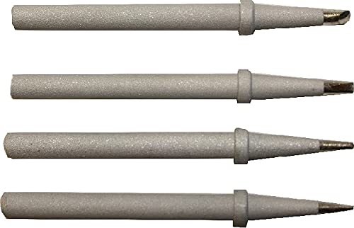 [AUSTRALIA] - edi-tronic 4 Soldering Tips for Soldering Station Soldering Iron ZD99 ZD98 ZD8906 ZD8906L with 48 W 