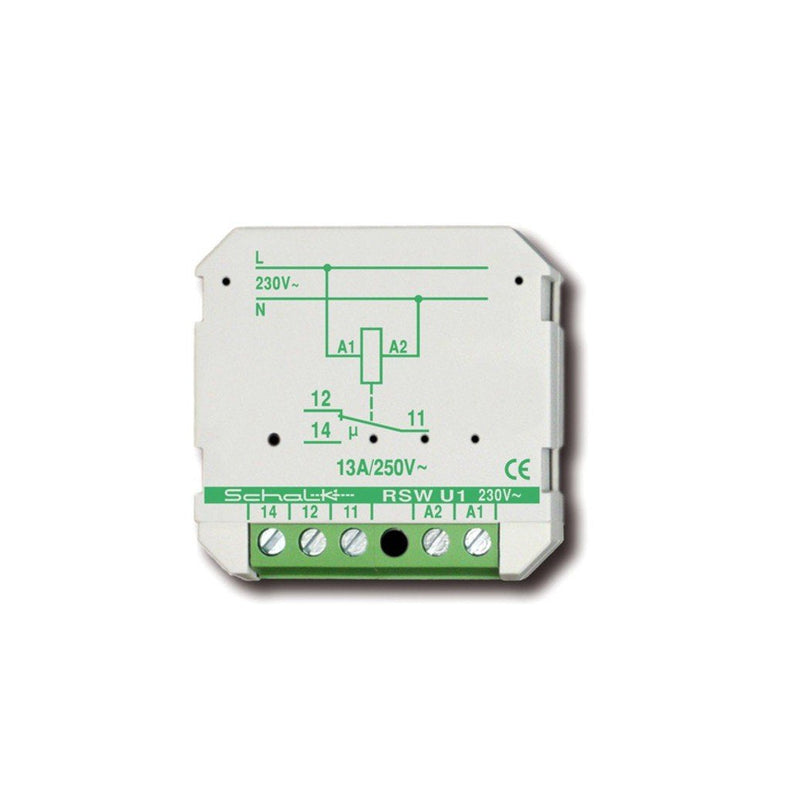 Switch Relay 230 V AC, 1 Changer (UP) SCHALK RSW U1 (230 V AC)