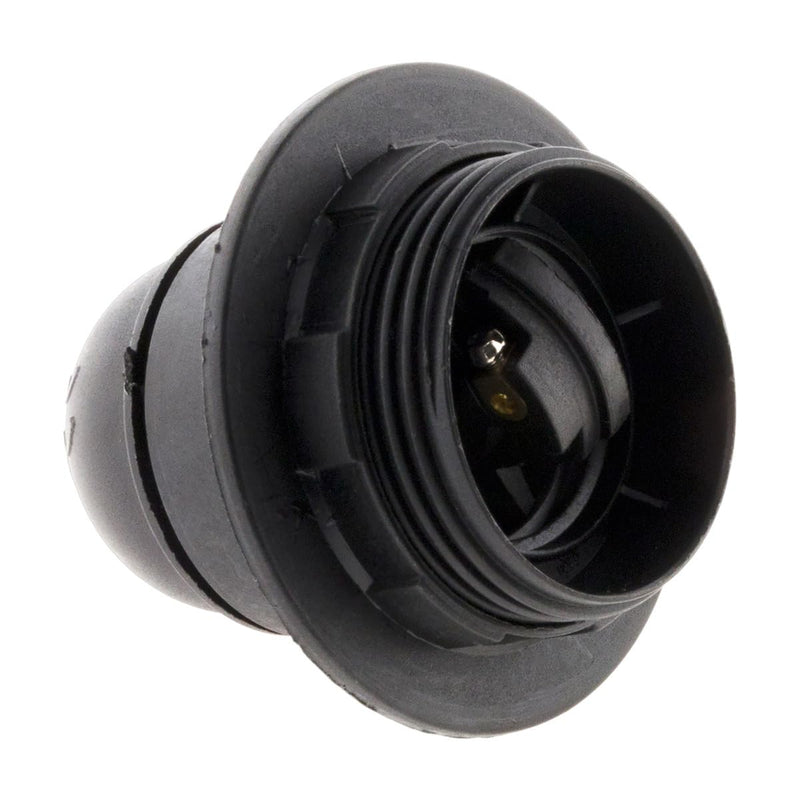 DOUILLE E27 Thermoplastic iQue Simple Bague Noir
