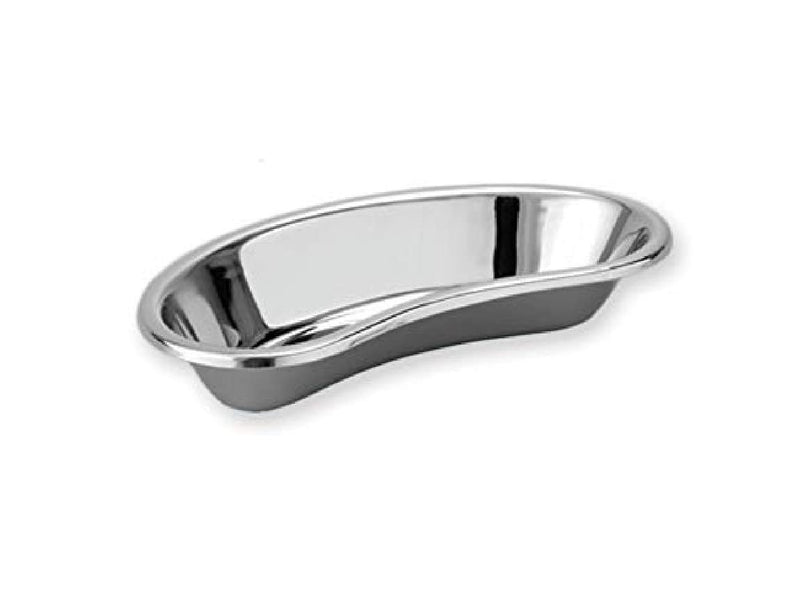 GIMA 26641 Stainless Steel Economic Kidney Dish, 6", 162 mm x 77 mm x 31 mm - capacity 190 ml 162 x 77 x 31 mm Single