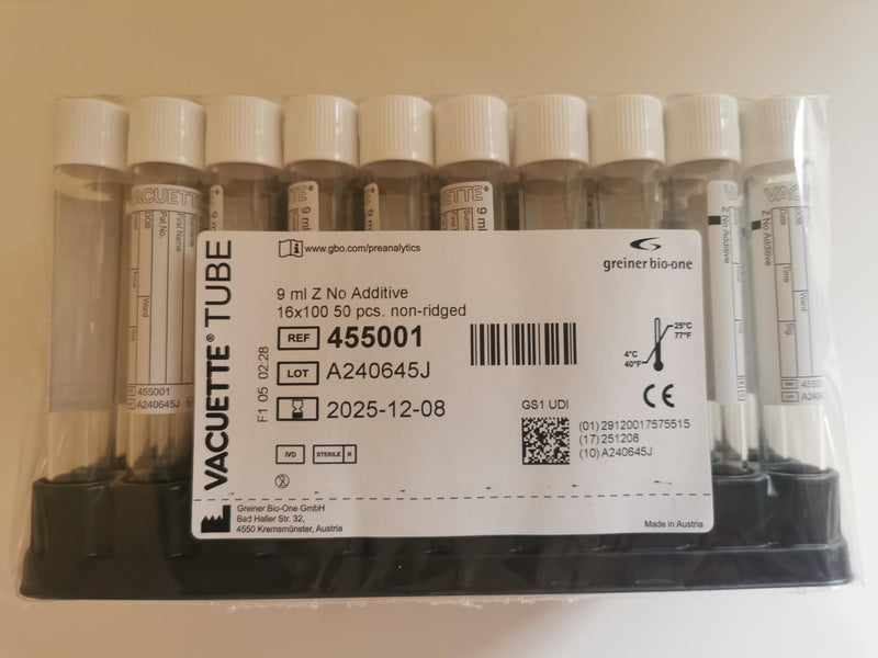 [AUSTRALIA] - Vacuette Neutral Tubes (Pack of 50) 