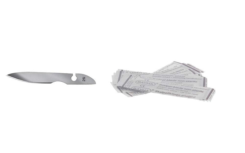 12x BAYHA Scalpel Blades, Non-Sterile, Individually Boxed, , ,
