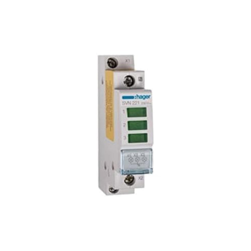Hager SVN221 - LED 230V AC Triple Green