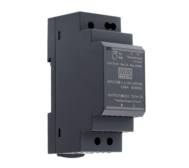 Mean Well Hdr 30 12 Power Supply DIN Rail Single
