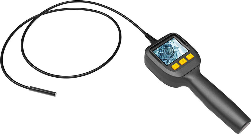 [AUSTRALIA] - Somikon Telescope Camera: Endoscope Camera with Colour LCD Display, LED Light, Battery Operated, IP67 (Rod Camera, Endoscope Camera with Light, Pipe Cleaner) 