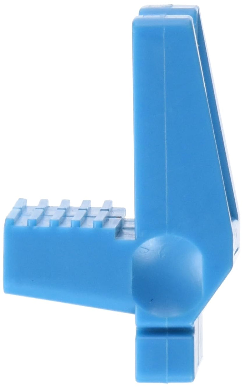 OX Bricklaying Tool - Rubber Corner Block - Line Blocks to Help Straight Brick Laying - Blue - 1 piece Line Block