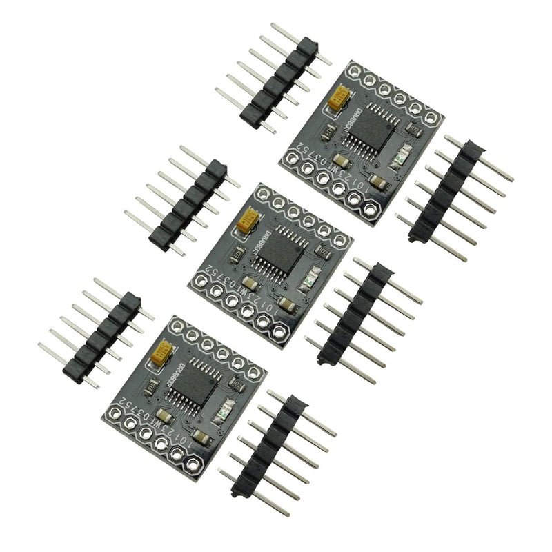 Aihasd 3 Pieces DRV8833 3-10V Motor Drive Module 1.5A 2 Channel Motor Drive Module Dual H Bridge DC Gear Motor Driver Controller Board Motor Drive Board Controller Board for Arduino
