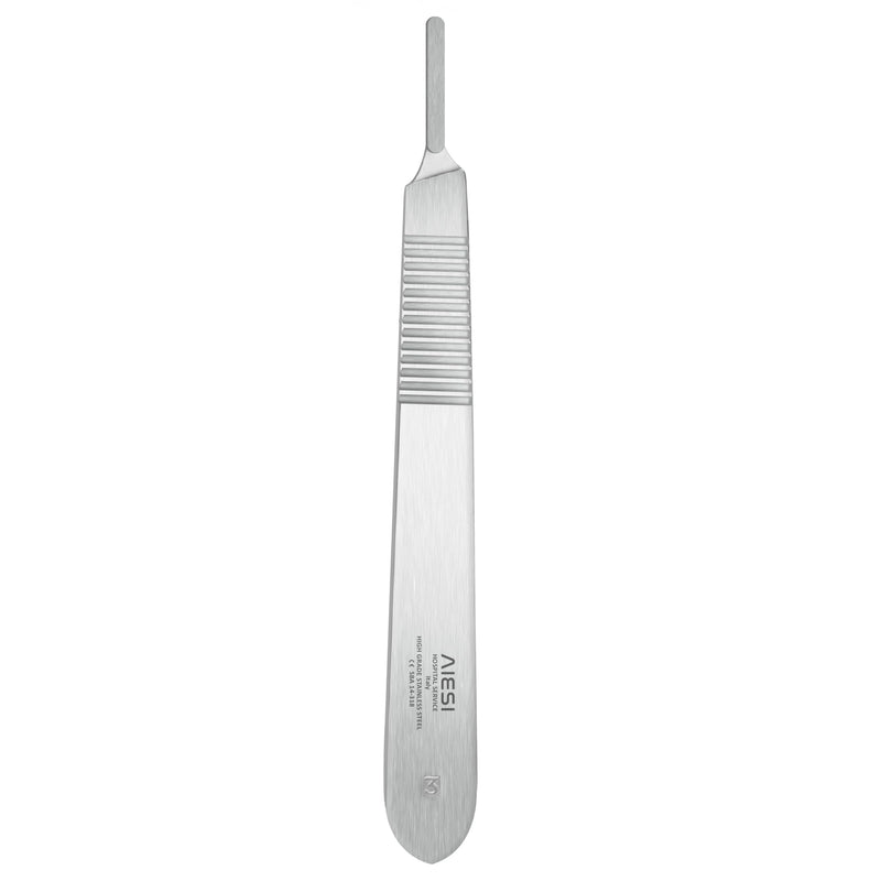 AIESI® Scalpel Handle (Scalpel Holder) Stainless Steel for Scalpel Blades No. 3
