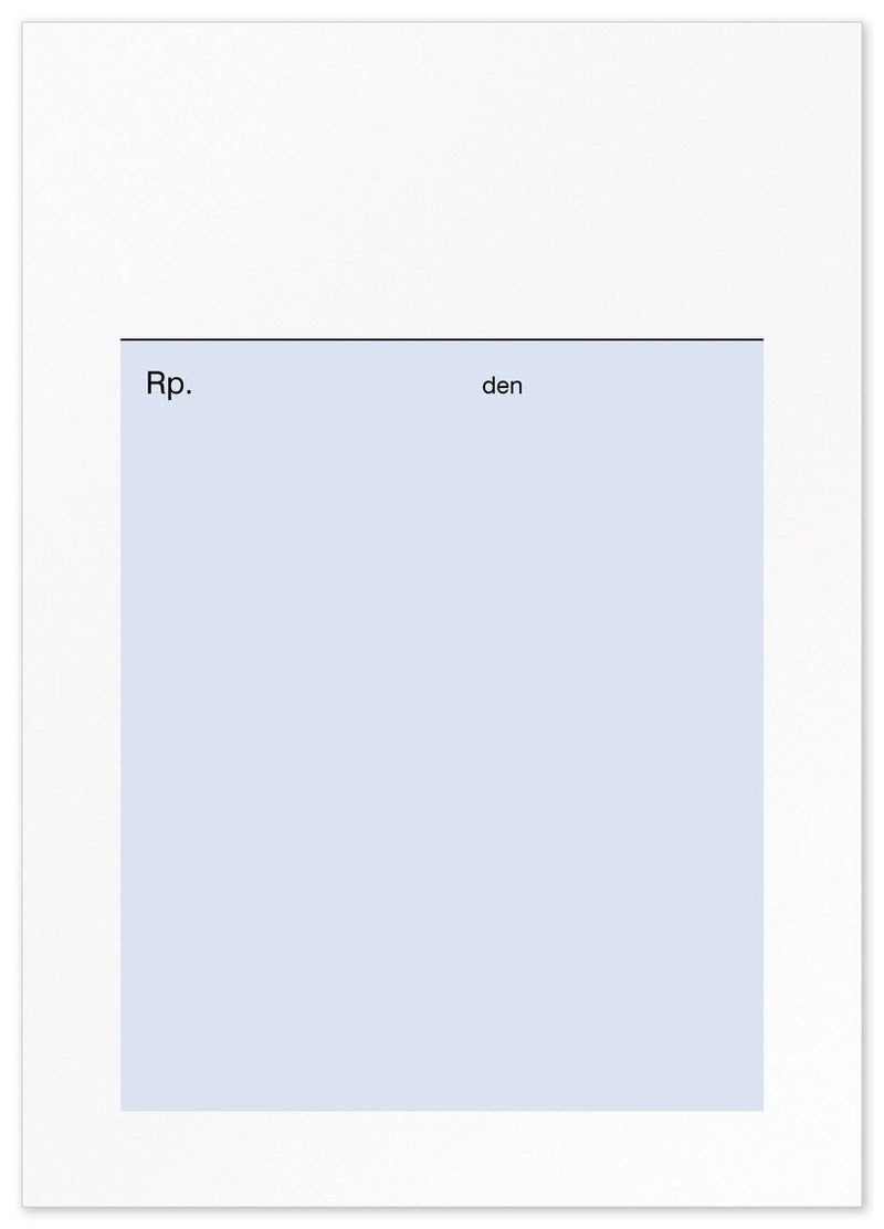 200 A6 Home Recipes for Medical and Healing Praktiker, Cut Sheets for Printing Without Glue Edge] Premium Fälschungserschwert with Blue Background 51124