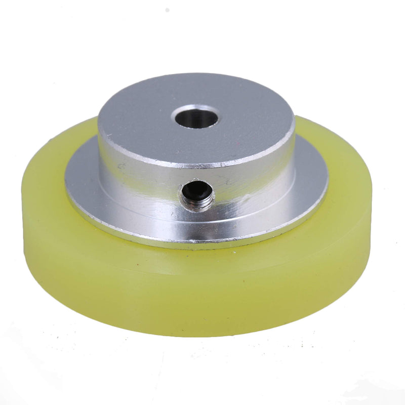 Yibuy Aluminium Silicone Encoder Wheel Meter Wheel for Rotary Encoder 50 x 6