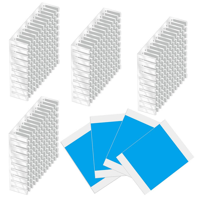 Tuloka Heat Sink with Heatsink Aluminium Heatsink for PC Amplifier Transistor, 40 mm x 40 mm x 11 mm