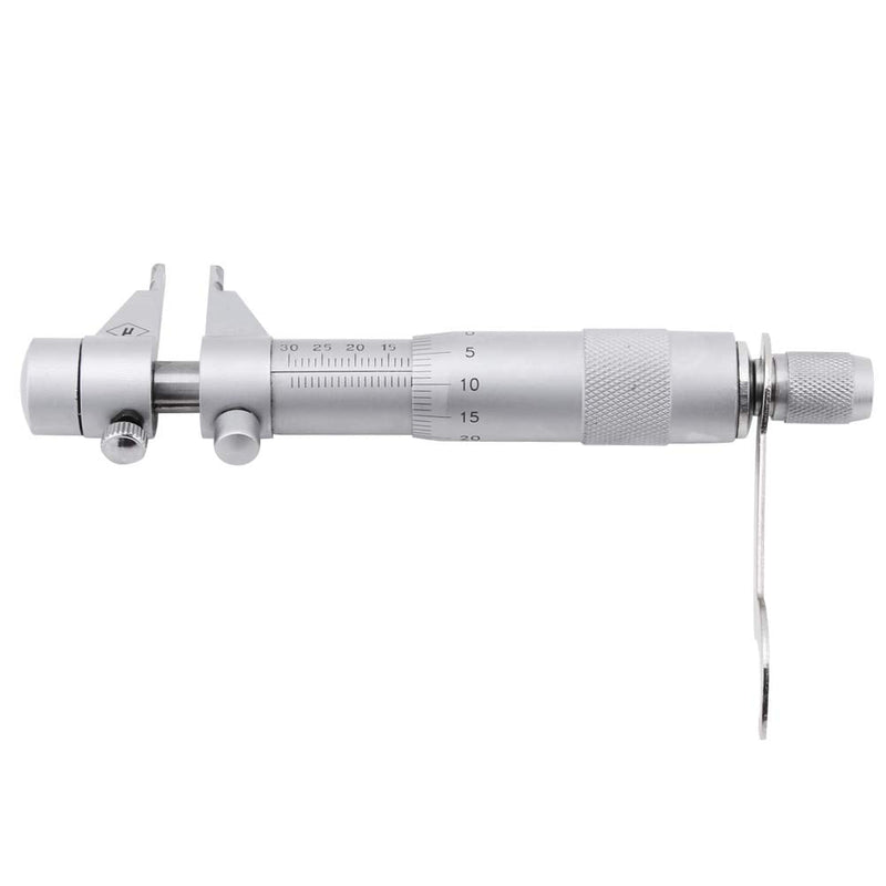 Inner Micrometer, Vernier Caliper, Inner Micrometer Set, 5-30 mm, Metric Inner Diameter Micrometer Set, 0.01 mm Accuracy, Internal Bore Hole Vernier Caliper Type with Storage Box