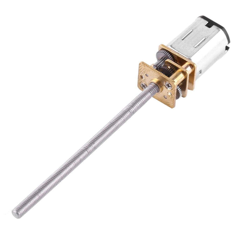[AUSTRALIA] - Akozon 6 V Gear Motor with Long M3 55 mm Screw Thread Output Shaft Speed Reduction Gear Motor 30/60/100/150/200/300/40/500 RPM (300 RPM) 300 rpm. 