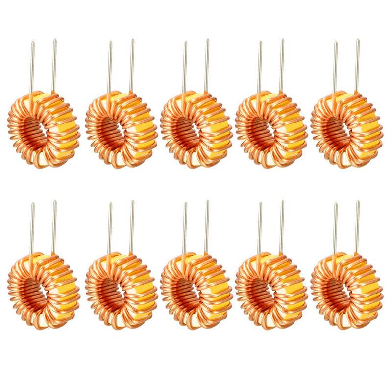 sourcing map Horizontal Ring Coil Magnet Inductance Single Layer Wire Coil 22uH 5A Coil DE de Pack of 10 10Pcs 22uH 5A