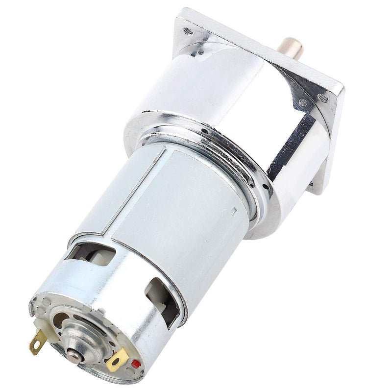 Akozon Gear Motor DC12V / 24V 35W Micro-DC Metal Gear Motor Speed Adjustable CW/CCW (24V 100rpm) 24 V 100 rpm