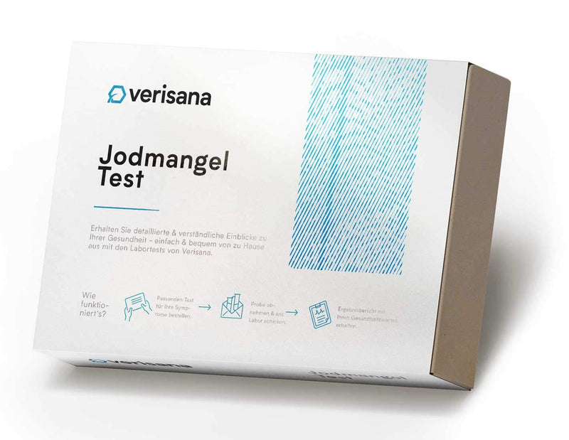 Iodine Deficiency Test Kit - Iodine Test for Iodine and Creatinine - Easy & Convenient Determine at Home - Iodine Deficiency and Thyroid Gland - Verisana Laboratory