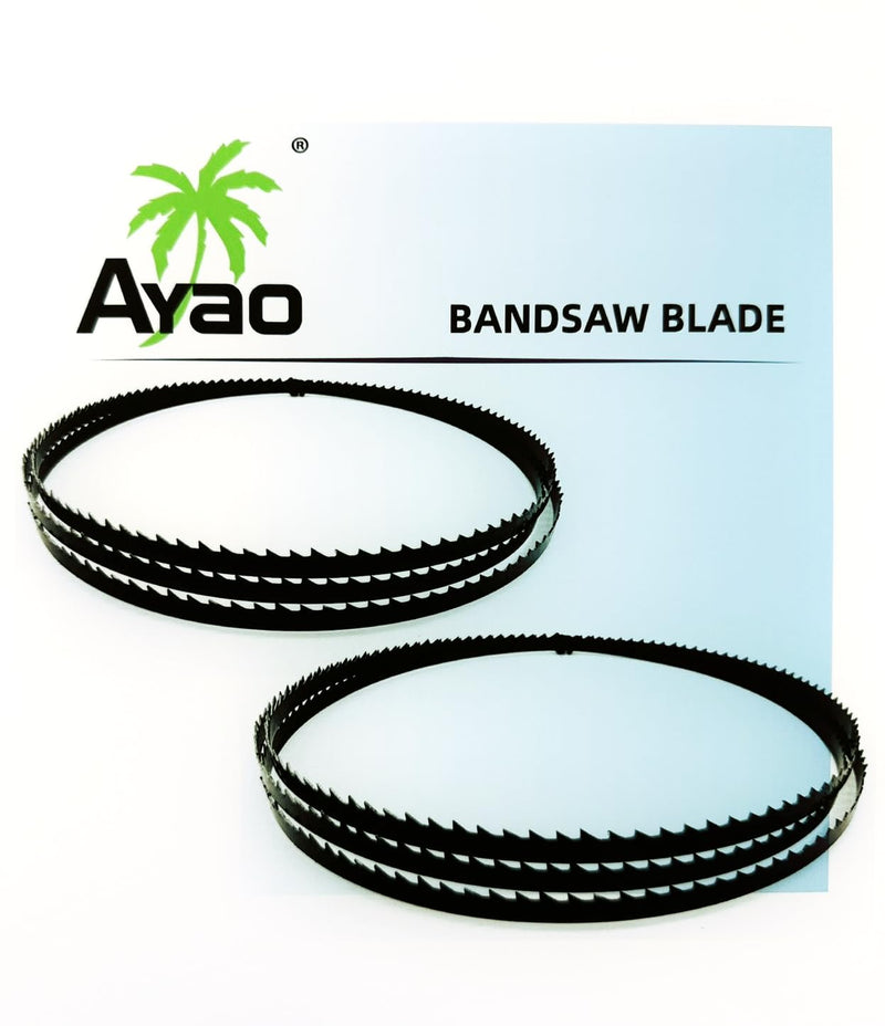 AYAO ground tooth Band Saw Blade 1790mm X 6.35mm X 6TPI to fit Record Power BS250 10" Band Saw and others(2 Blades Pack)