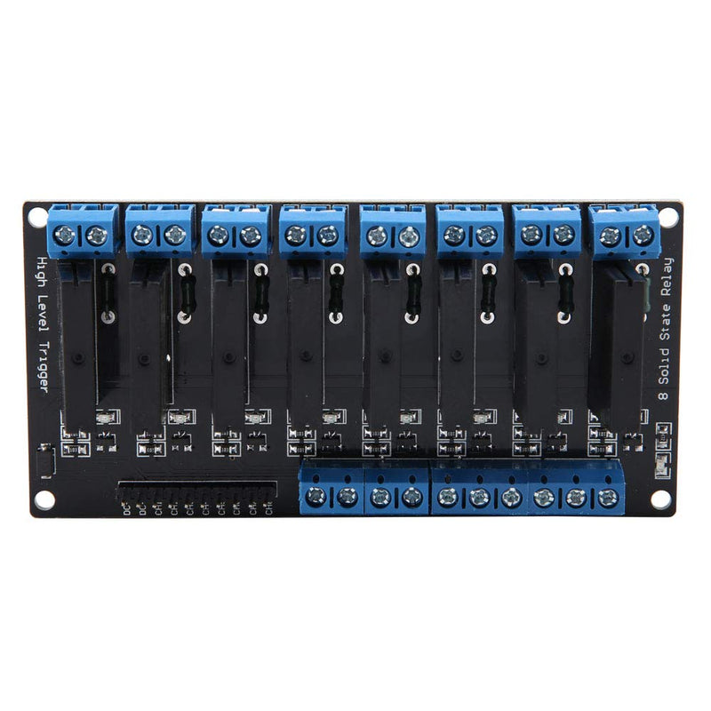 5V 8 Channel Solid State Relay Module High Level Trigger 2A with Resistive Fuse