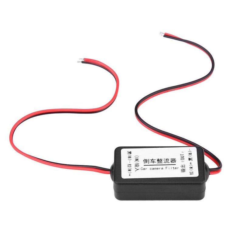 DEWIN Car Reversing Camera Filter, 12 V Filter DC Reversing Camera Power Relay Condenser Filter Rectifier