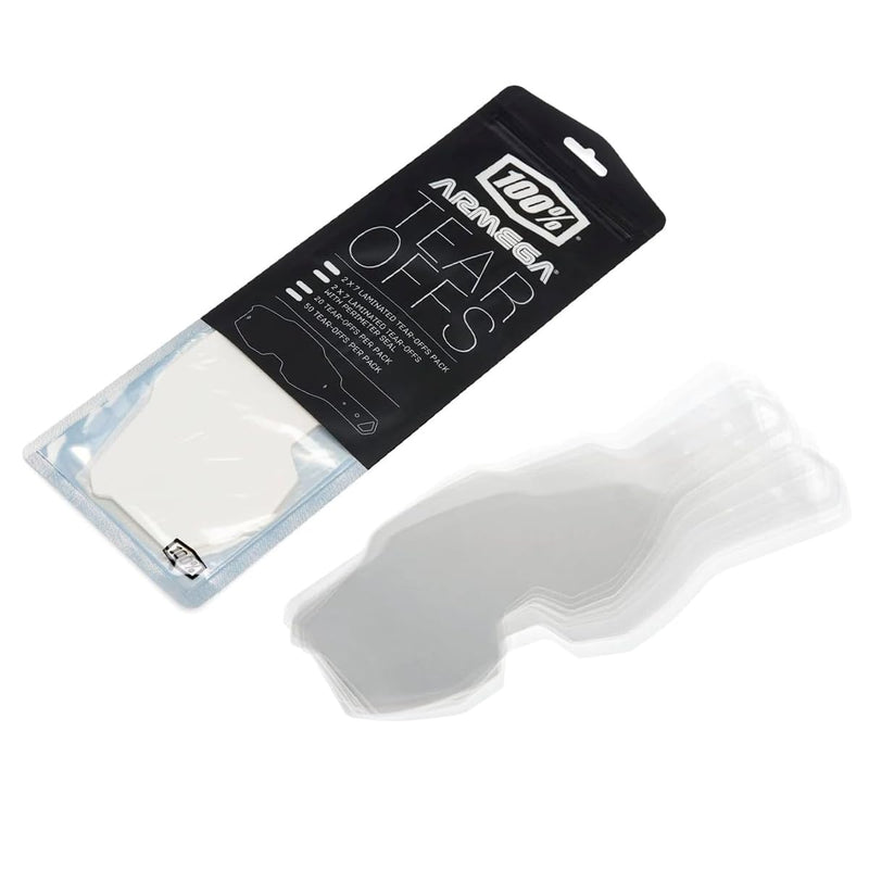 100% ARMEGA Standard Tear-Offs - (20 Pack) 20 Pack Clear