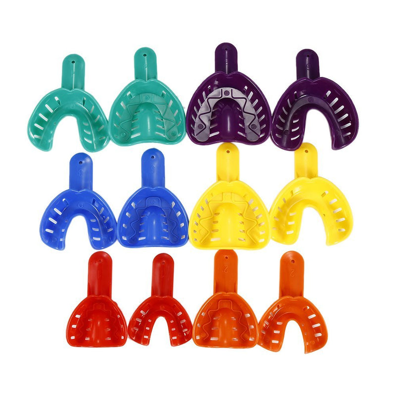 [AUSTRALIA] - Mike Dental Imprint Tray Plastic New 6 Sizes Autoclavable for Adults / Children 