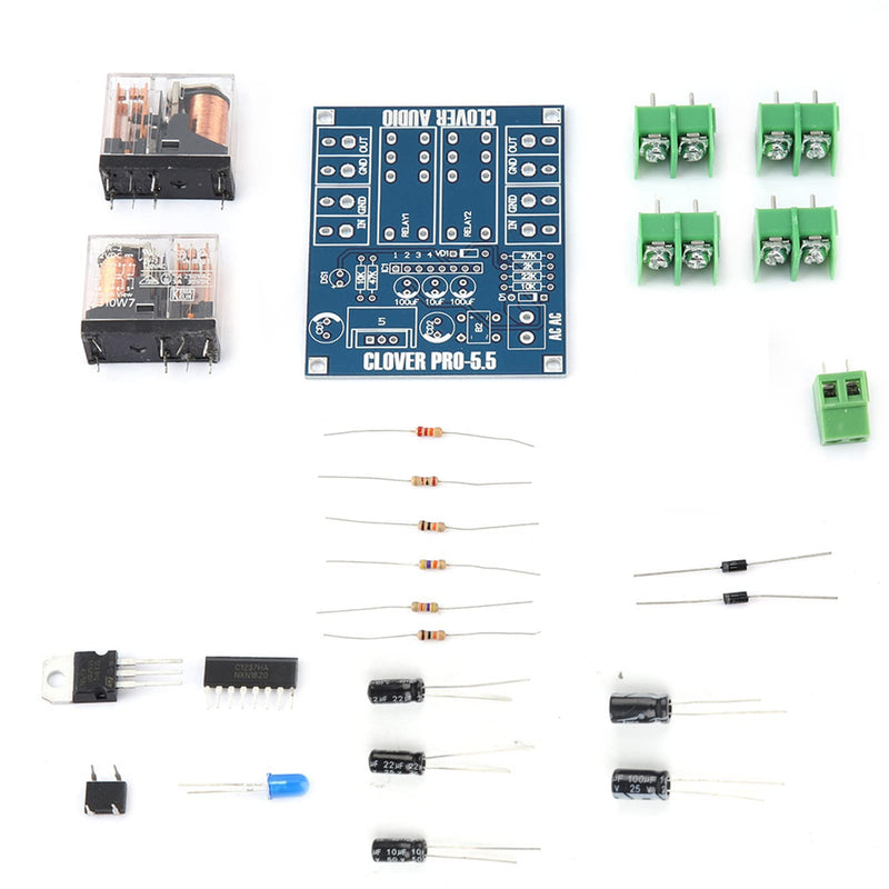 [AUSTRALIA] - YWBL-WH Speaker Protection Board Module DIY Kit AC 12V-24V Dual Relay Voltage Regulator 